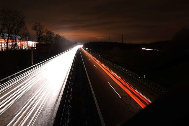 Ein Abschnitt der Autobahn A5 bei Nach... Rhein und Bad Bellingen (Symbolbild).  | Foto: Jonas Hirt