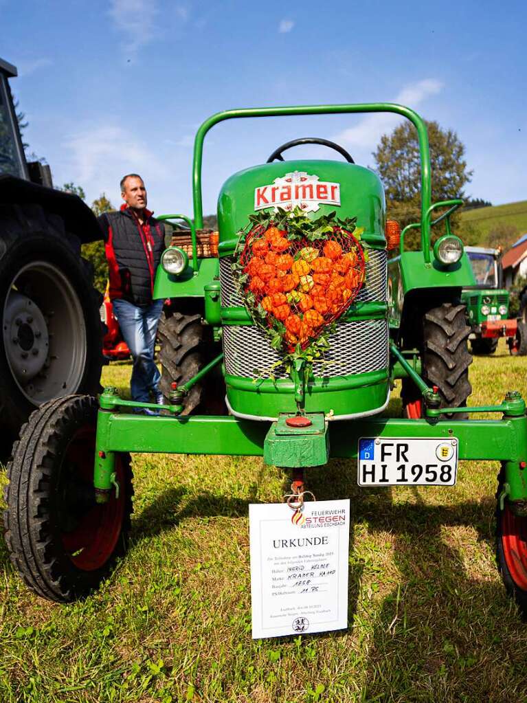 Zum zweiten Mal lud die Feuerwehr Eschbach am vergangenen Wochenende zum Bulldog-Sundig.