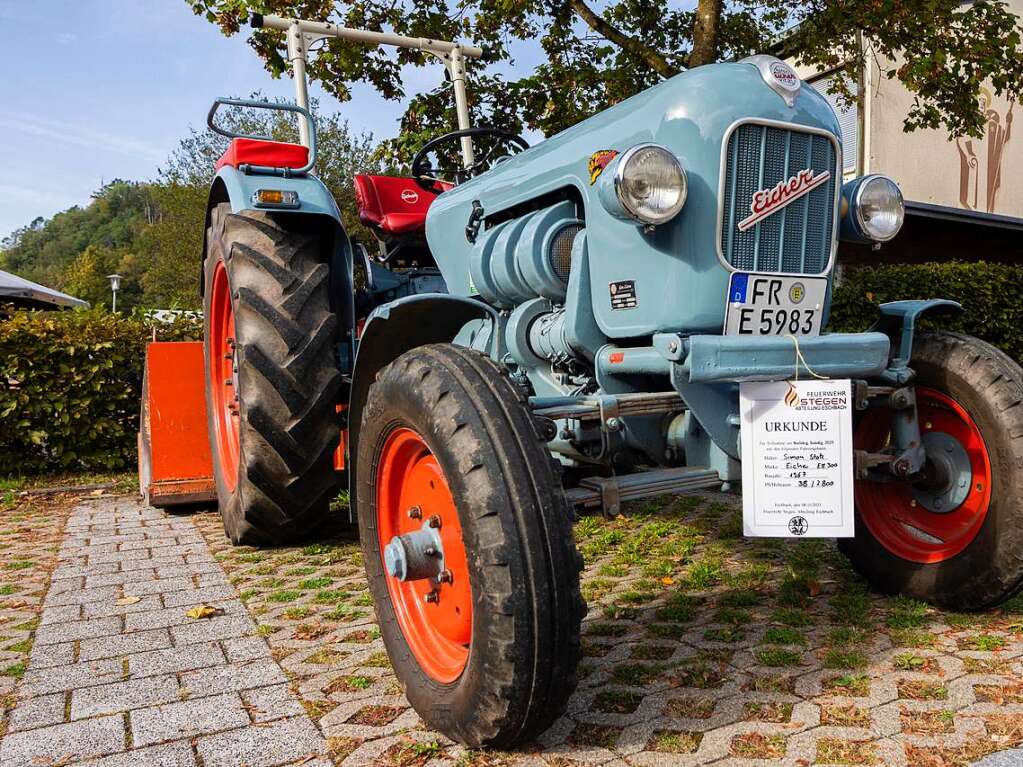 Zum zweiten Mal lud die Feuerwehr Eschbach am vergangenen Wochenende zum Bulldog-Sundig.