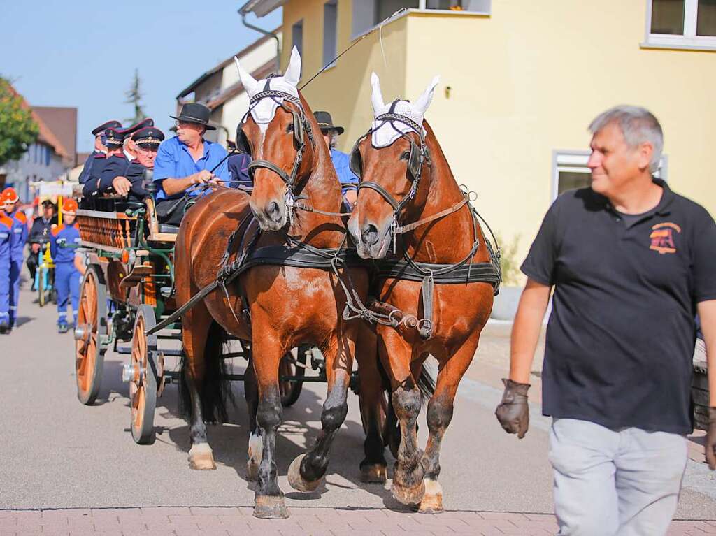 Der Jubilumsumzug am Sonntag