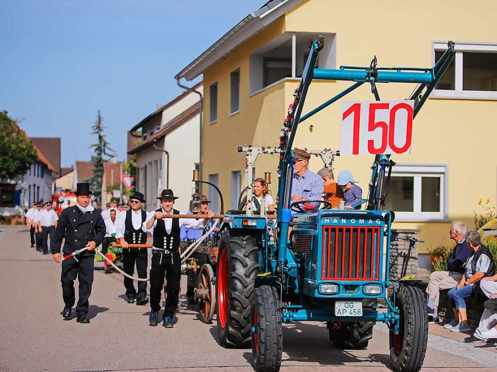 Der Jubilumsumzug am Sonntag