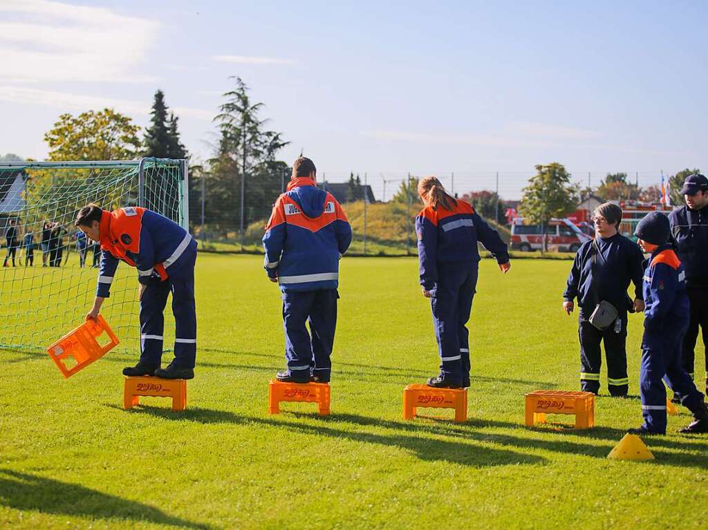 Die Olympiade der Jugendfeuerwehr am Samstag.