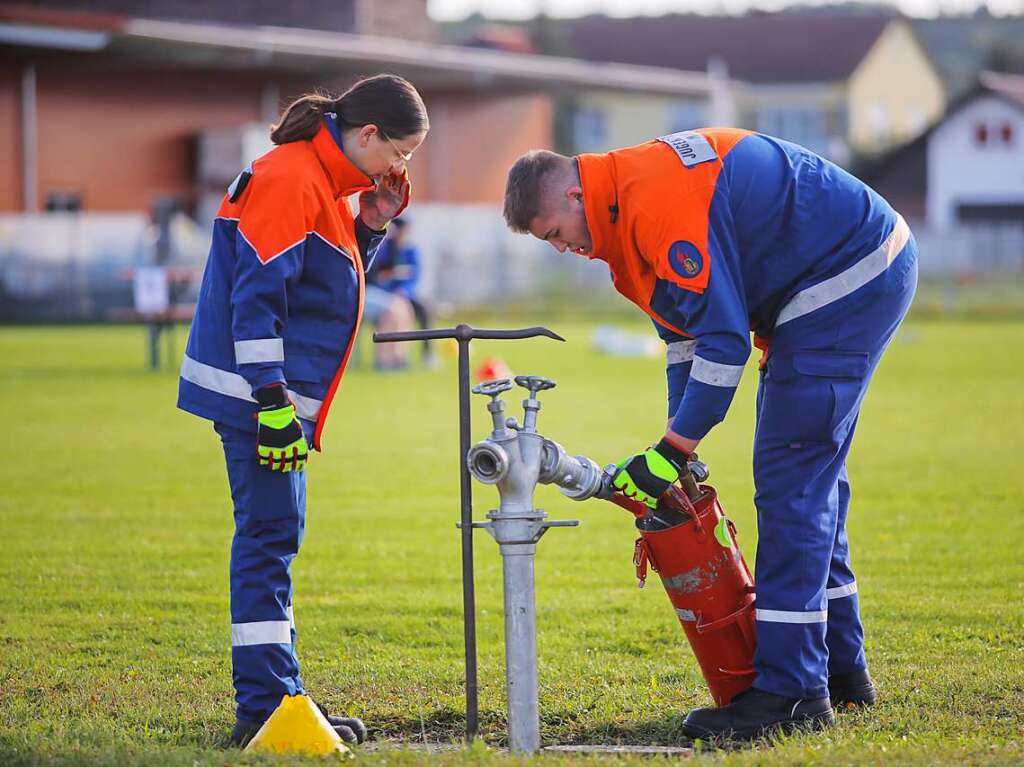 Die Olympiade der Jugendfeuerwehr am Samstag.