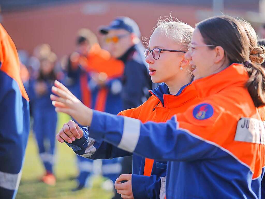 Die Olympiade der Jugendfeuerwehr am Samstag.