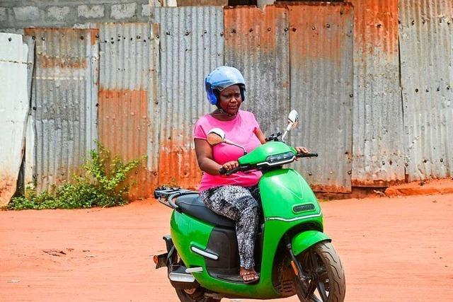 Das westafrikanische Benin wird zum Land der grünen E-Roller