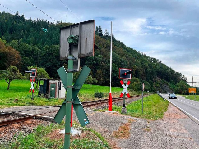 Vor rund einer Woche wurde beim berga...e soll die Langsamfahrstelle ersetzen.  | Foto: Sarah Trinler