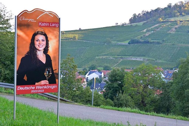 Seit September 2022 war Katrin Lang au...gen fr ein Jahr Deutsche Weinknigin.  | Foto: Sophia Hesser