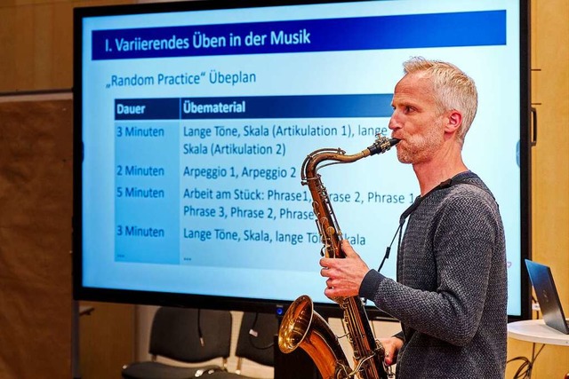 Musizieren und Medizin Hand in Hand: d...g bei der BDB-Musikakademie in Staufen  | Foto: Andreas Heideker