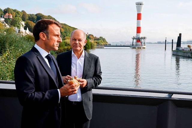 Scholz und Macron machen deutsch-französische Lockerungsübungen