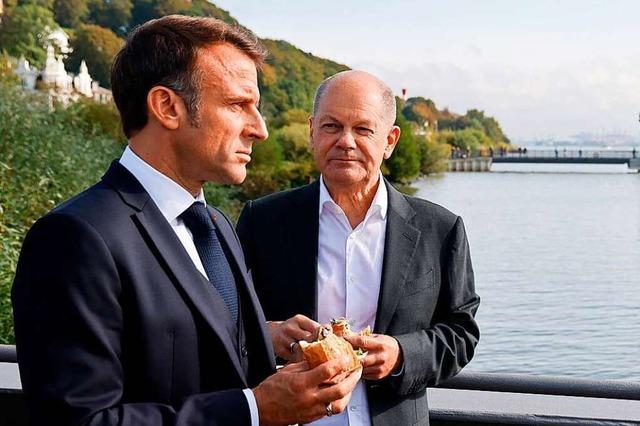 Immerhin, Scholz und Macron reden miteinander