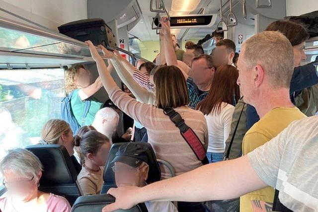 Züge zwischen Heitersheim und Freiburg völlig überfüllt