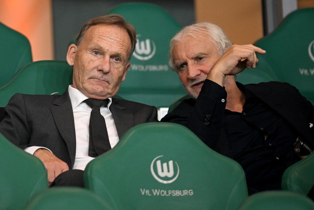 DFB-Vizeprsident Hans-Joachim Watzke ...ktor der deutschen Nationalmannschaft.  | Foto: Julian Stratenschulte (dpa)