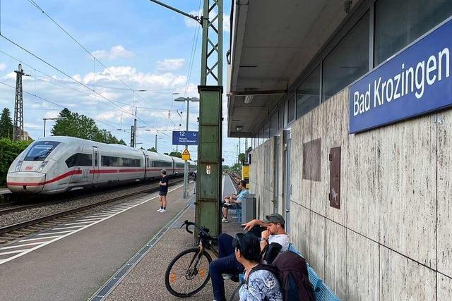 Bei der Rheintalbahn sollen die Bestandsgleise modernisiert und Bad Krozingens Bahnhof erneuert werden