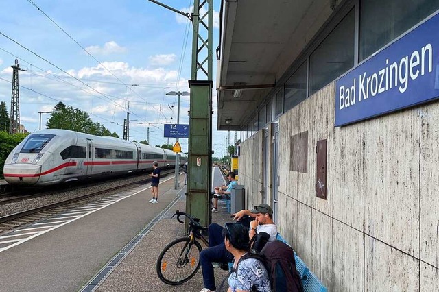 Der Fernverkehr wird wohl auch zuknft...enkilometern durch den Bahnhof fahren.  | Foto: Frank Schoch