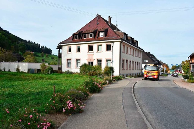 Die Gemeinde Buchenbach bewirbt sich f...r anderem die Hauptstrae am Rathaus.   | Foto: Thomas Biniossek