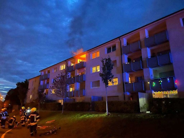 Insgesamt waren 35 Feuerwehrleute im Einsatz  | Foto: Feuerwehr Waldkirch