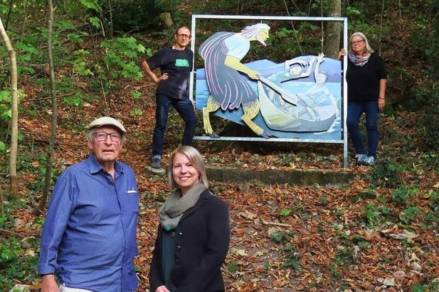 Wehrer Sagenpfad zum Schlssle erstrahlt in neuem Glanz