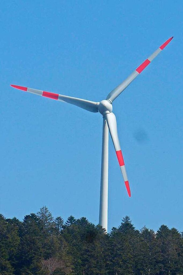 Bei der Windkraft, hier die Anlage bei...ief>2</BZ-Texttief>-Aussto zu senken.  | Foto: Daniel Gramespacher