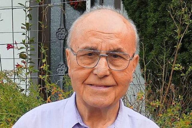 Heinz Rosewich, der frühere Wassermeister von Meißenheim, wird heute 80 Jahre alt