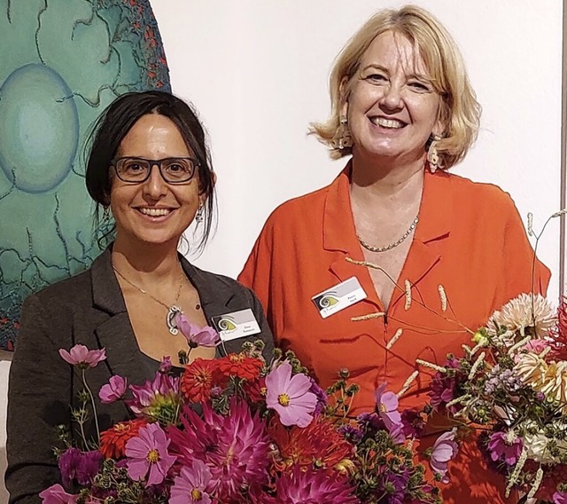 Elena Romanzin und Petra Heck   | Foto: Aloisia Zell