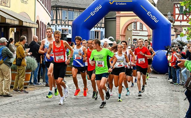 Beim Lauf trafen ambitionierte  auf entspannte Teilnehmer.  | Foto: Endrik Baublies