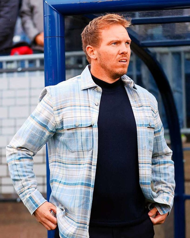 Bundestrainer beim Debt: Julian Nagelsmann  | Foto: ALEX GRIMM (AFP)