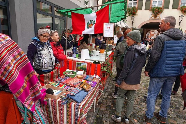 Fr die Besucher gab es viel Schnes z...ier am Perustand Hl. Geist Laufenburg.  | Foto: Peter Schtz