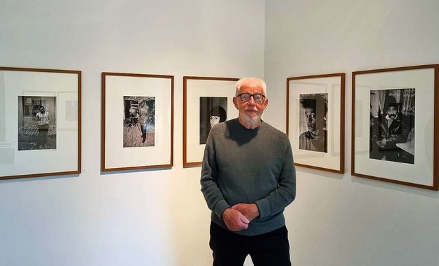 Der bekannte Fotograf Rolf Frei zeigt ...spektive seines knstlerischen Werkes.  | Foto: Kristina Schramm