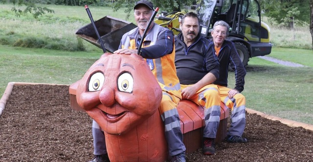 Michael Lber, Otmar Strittmatter und ... haben auch den Tausendfler gebaut.   | Foto: Dorothe Kuhlmann