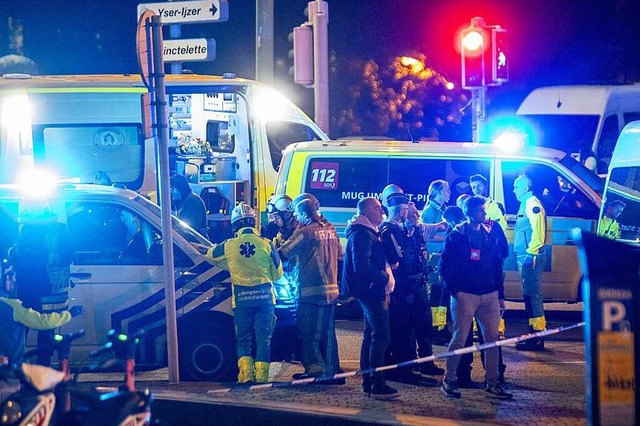 In Brssel sind am Montagabend zwei Menschen erschossen worden.  | Foto: Hatim Kaghat (dpa)