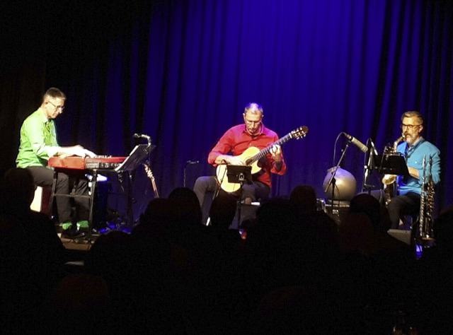 Das Trio Fabro in der Gterhalle Bleibach.  | Foto: Verein Kleinkunst in der Gterhalle