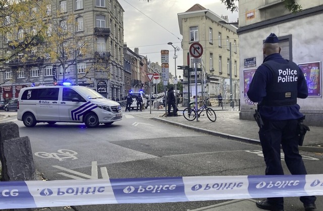 In Brssel herrschte die hchste Terror-Warnstufe.  | Foto: Lou Lampaert (dpa)