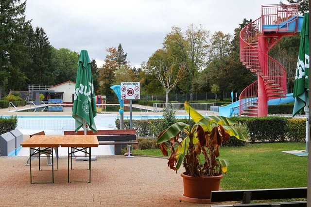 Kanderns Freibad ist in die Jahre geko...werden kann, war Thema im Gemeinderat.  | Foto: Alexandra Gnzschel