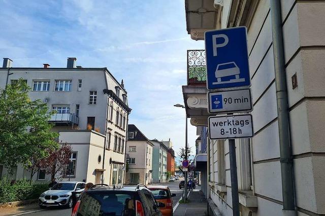 Parken in der Kronenstraße in Rheinfelden kostet bald Gebühren