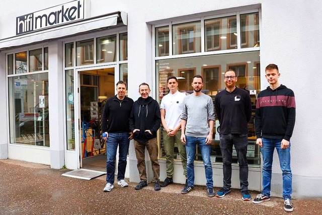 Geschftsfhrer Peter Esser (links) und sein Team  | Foto: hifimarket esser