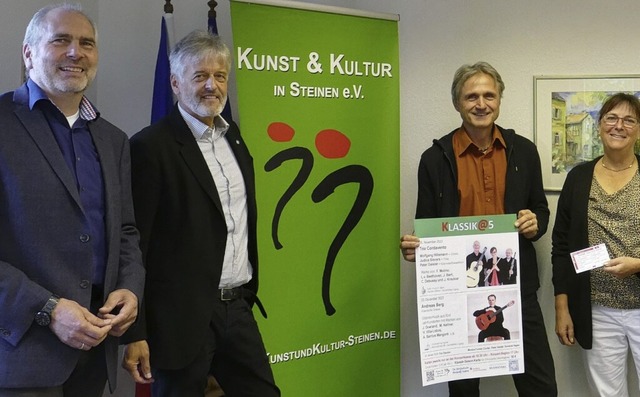 Stefan Royl, Rektor des Meret-Oppenhei...s Vereins Kunst und Kultur (von links)  | Foto: Martina David-Wenk