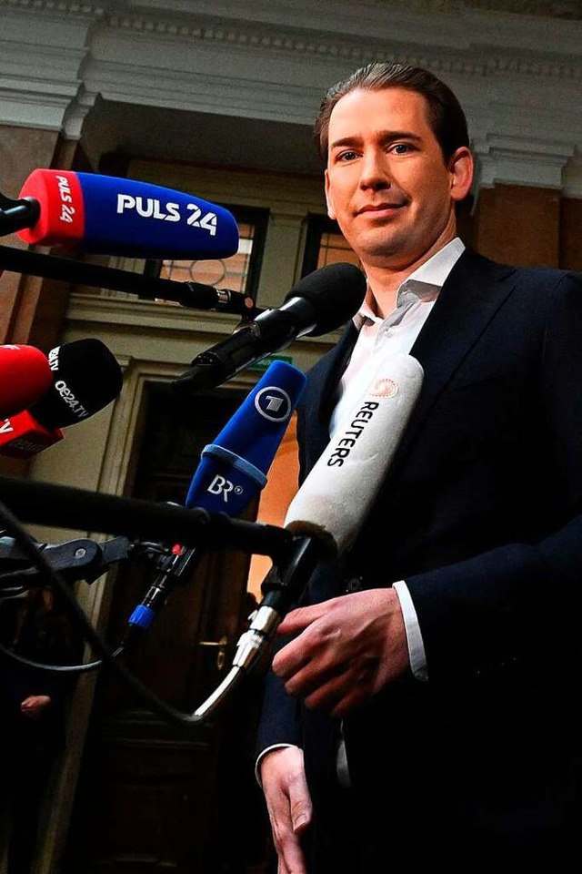 &#8222;Alles wird gegen mich interpretiert&#8220;, sagt Sebastian Kurz.  | Foto: HELMUT FOHRINGER (AFP)