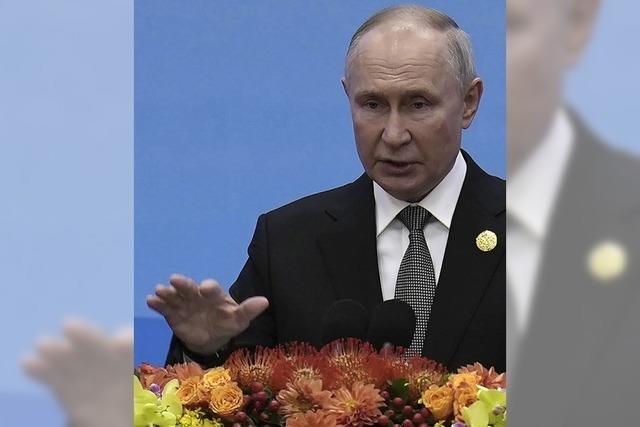 Putin inszeniert sich als respektierter Staatsmann