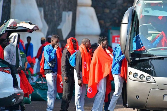 Flchtlinge in Spanien: Weil der Kreis...wei Unterknften im Kleinen Wiesental.  | Foto: Europa Press (dpa)