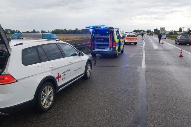 Mehrere Verletzte nach Unfall auf der A5 bei Bad Krozingen