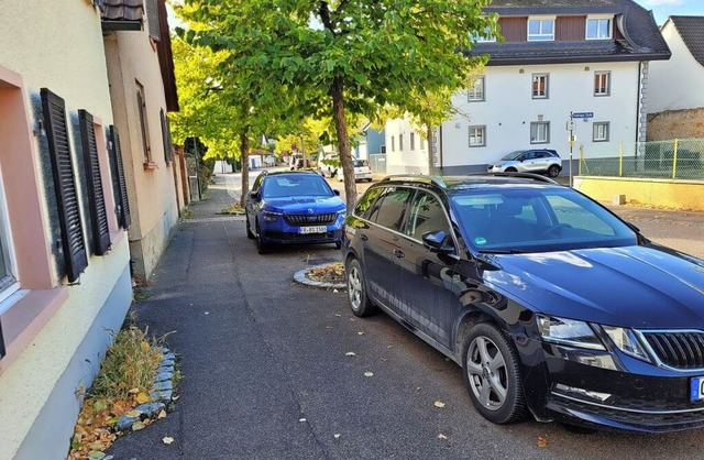 Die Merdinger Strae in Niederimingen ... werden. Ein Verbot ist nicht geplant.  | Foto: Frank Greschel