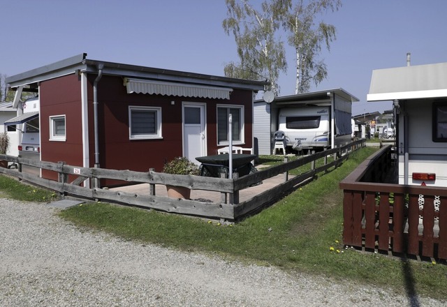 Auf dem Campingplatz in Schuttern gibt...er anderem Stellpltze fr Wohnwagen.   | Foto: Christoph Breithaupt