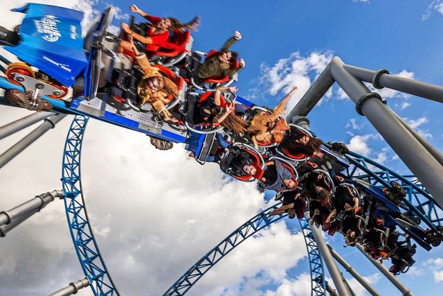 Achterbahnfahrt im Europa-Park  | Foto: Philipp von Ditfurth (dpa)