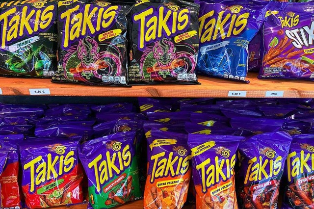 Takis-Chips im Sortiment.  | Foto: Fabian Sickenberger