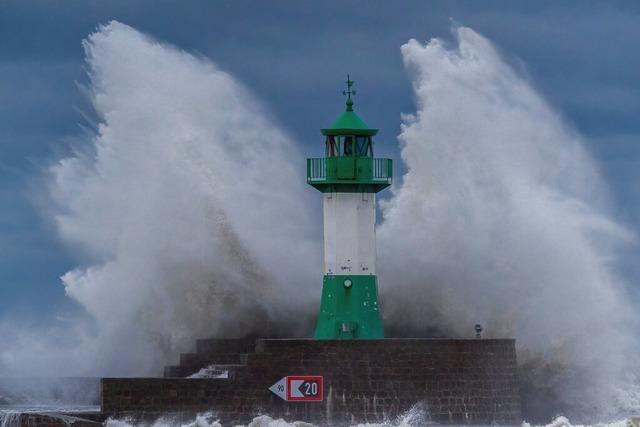 Fotos: Sturmhochwasser an der Ostseekste