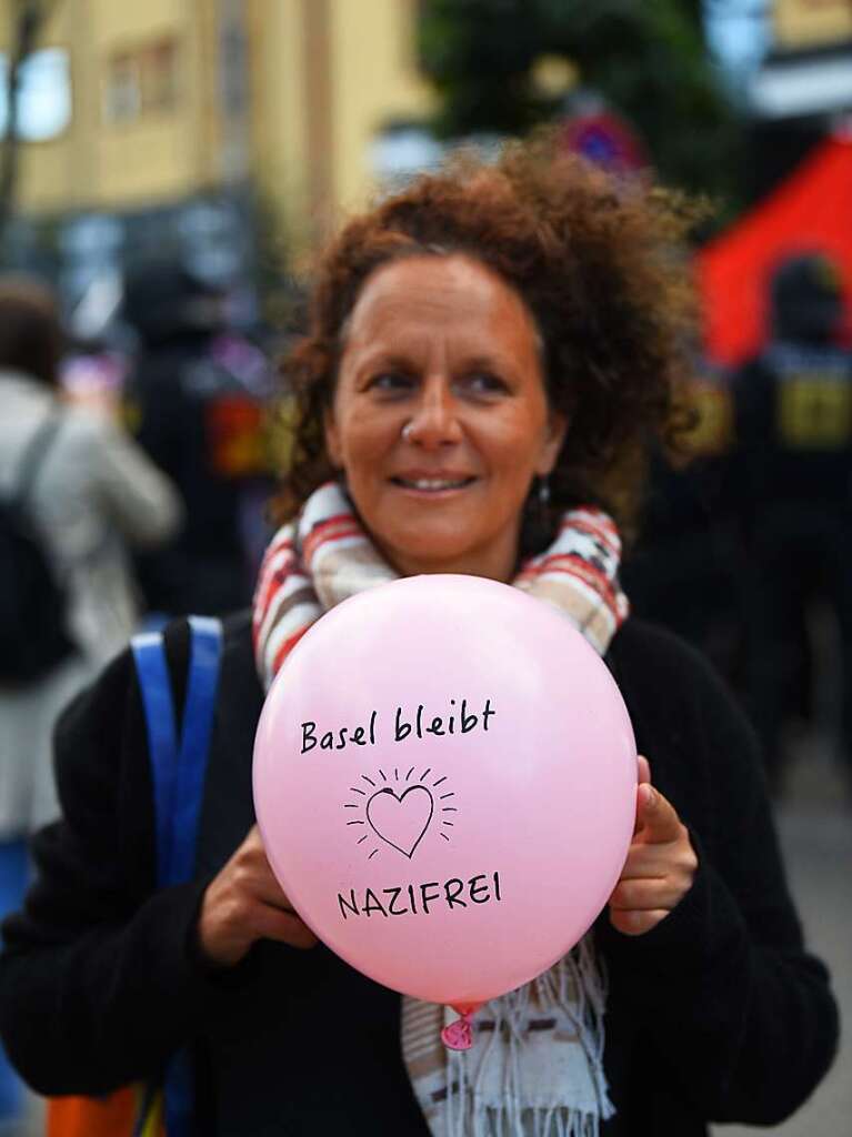 Demonstration und Gegenkundgebung in Weil am Rhein