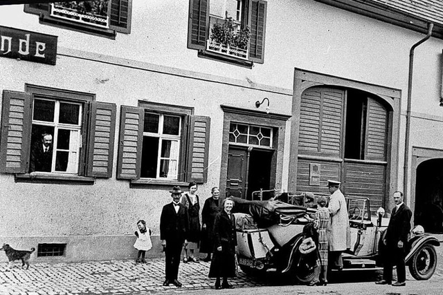 Das Gasthaus Linde  in Lffingen ist s...0 Jahren im Besitz der Familie Memer.  | Foto: Michael Memer