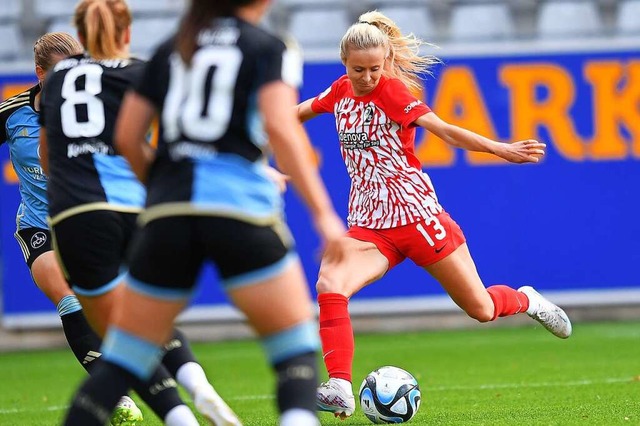 SC-Spielerin Judith Steinert am Ball  | Foto: Achim Keller