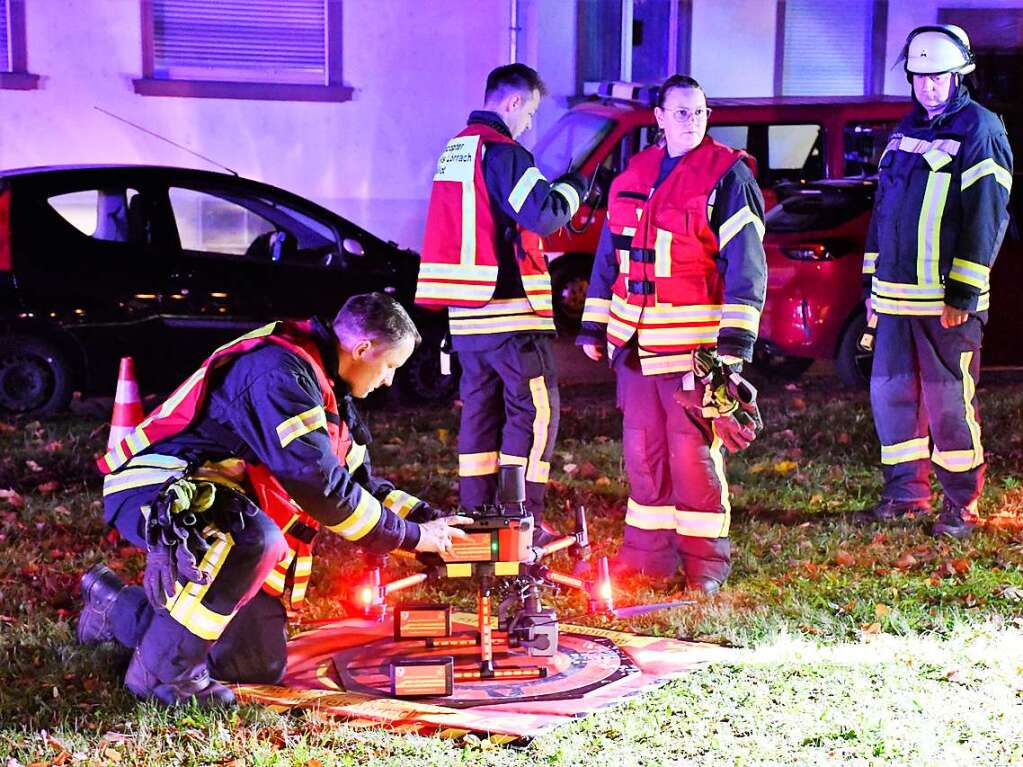 Abschlussbung der Feuerwehr Lrrach im Rathaus