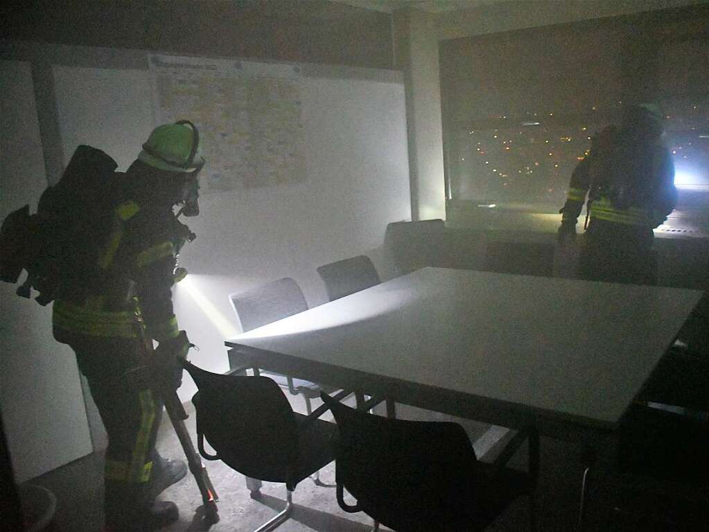 Abschlussbung der Feuerwehr Lrrach im Rathaus